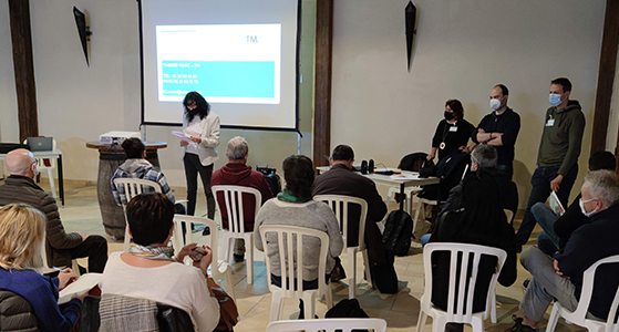 présentation par la présidente Sophie Bonnery